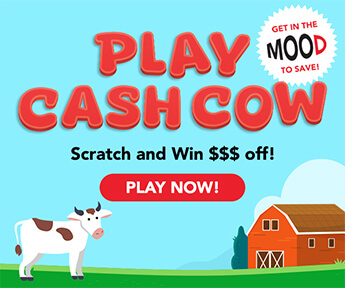Play Cash Cow - Scratch and win $$$ off!